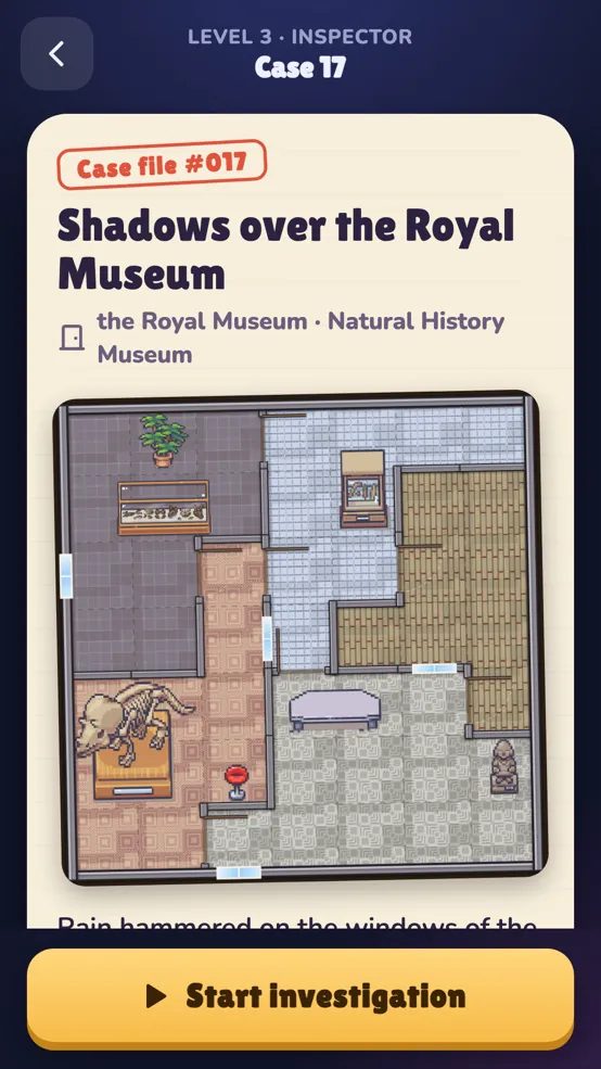 Case 17: Shadows over the Royal Museum